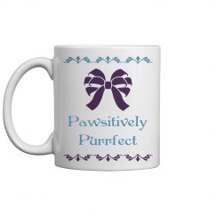 Pawsitively Purrfect mug