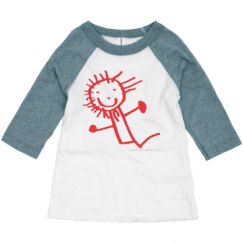 Toddler 3/4 Sleeve Raglan Tee