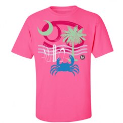 Unisex Ultra Cotton Safety Neon Crewneck Tee