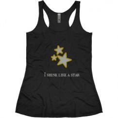 Ladies Slim Fit Super Soft Racerback Triblend Tank