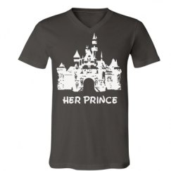 Unisex V-Neck Jersey Tee