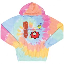 Unisex Tie-Dye Fleece Hoodie