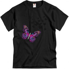 Butterflies Art B U T E R F L I E S, P U R P L E P I N 