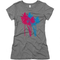 Ladies Slim Fit Super Soft Triblend Tee