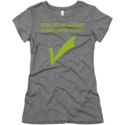 Ladies Slim Fit Super Soft Triblend Tee