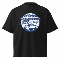 Unisex Organic Oversized High Neck T-Shirt