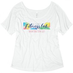 Ladies Flowy Slouchy Tee