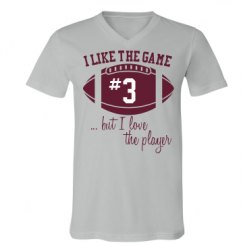 Unisex V-Neck Jersey Tee