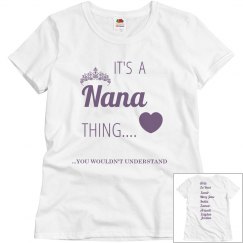 Kim's Nana shirt 