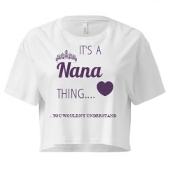 Ladies Festival Cali Crop Top Tee