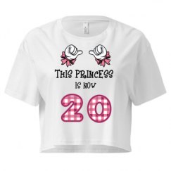 Ladies Festival Cali Crop Top Tee