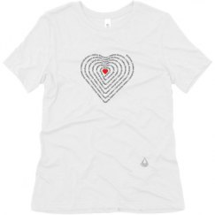 Ladies Relaxed Fit Super Soft Triblend Tee