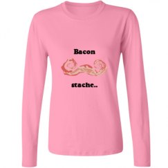 Ladies Relaxed Fit Basic Long Sleeve Tee