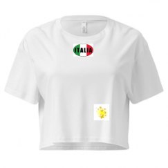 Ladies Festival Cali Crop Top Tee