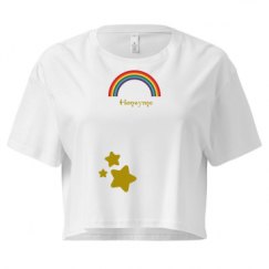 Ladies Festival Cali Crop Top Tee