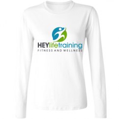 Ladies Relaxed Fit Basic Long Sleeve Tee