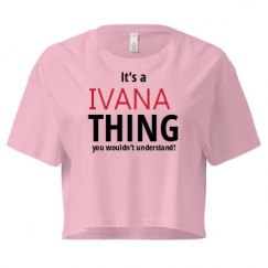 Ladies Festival Cali Crop Top Tee