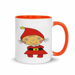 11oz Ceramic Mug with Color Inside