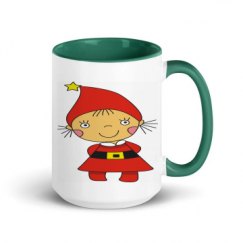 15oz Ceramic Mug with Color Inside