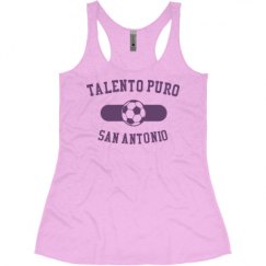 Ladies Slim Fit Super Soft Racerback Triblend Tank