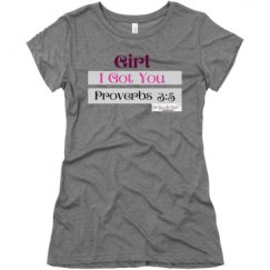 Ladies Slim Fit Super Soft Triblend Tee