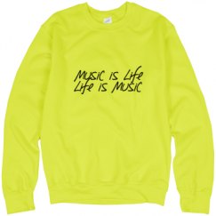 Unisex Neon Crewneck Sweatshirt