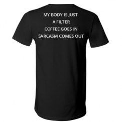 Unisex V-Neck Jersey Tee