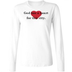 Ladies Relaxed Fit Basic Long Sleeve Tee