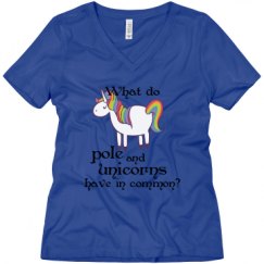 Ladies Relaxed Fit V-Neck Tee