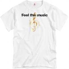 Feel the music pj shirt