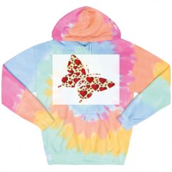 Unisex Tie-Dye Fleece Hoodie