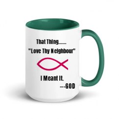 15oz Ceramic Mug with Color Inside