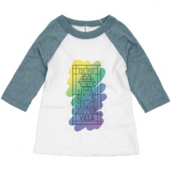 Toddler 3/4 Sleeve Raglan Tee