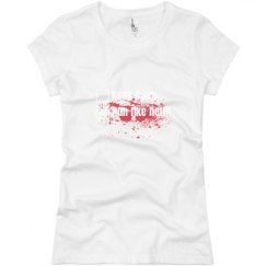 Ladies Slim Fit Basic Promo Jersey Tee