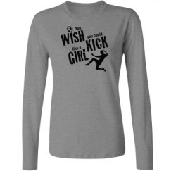 Ladies Relaxed Fit Basic Long Sleeve Tee