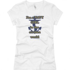 Ladies Slim Fit Basic Promo Jersey Tee