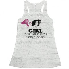 Ladies Flowy Racerback Tank