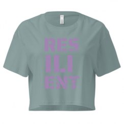 Ladies Festival Cali Crop Top Tee