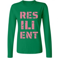 Ladies Relaxed Fit Basic Long Sleeve Tee