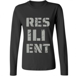 Ladies Relaxed Fit Basic Long Sleeve Tee