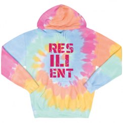 Unisex Tie-Dye Fleece Hoodie