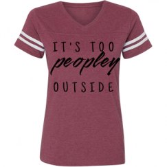 Ladies Relaxed Fit Vintage Sports Tee