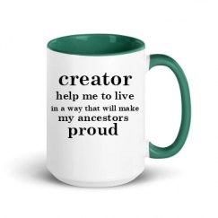 15oz Ceramic Mug with Color Inside