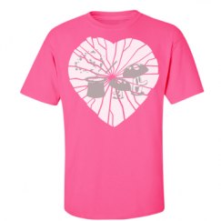 Unisex Ultra Cotton Safety Neon Crewneck Tee