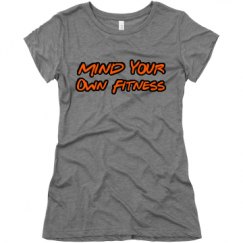 Ladies Slim Fit Super Soft Triblend Tee