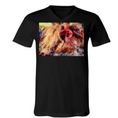 Unisex V-Neck Jersey Tee