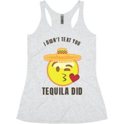 Ladies Slim Fit Super Soft Racerback Triblend Tank