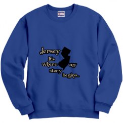 Unisex Film and Foil Crewneck Sweatshirt