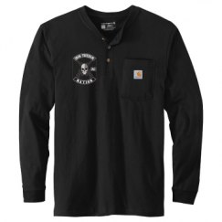 Unisex Carhartt Long Sleeve Henley Tee 