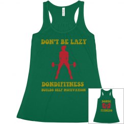 DONDIFITNESS LADIES SLIM FIT RACEBACK TANK TOP